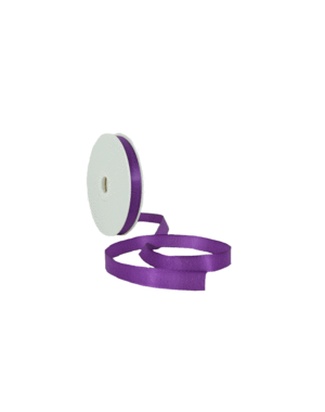  Satin ribbon, 15 mm, Aubergine