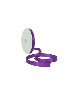 Satin ribbon, 15 mm, Aubergine