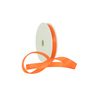 Satijnlint, 15mm, Oranje