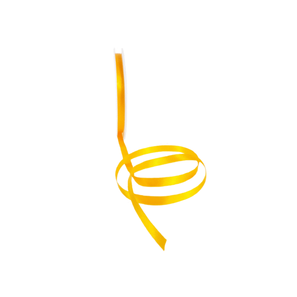 Double Face Satin ribbon, 10mm, Light Orange