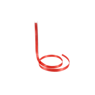 Double Face Satin ribbon, 10mm, Coral
