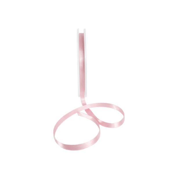 Double Face Satin ribbon, 10mm, Old Pink
