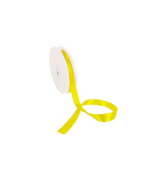 Double Face Satin ribbon, 16mm, Yellow