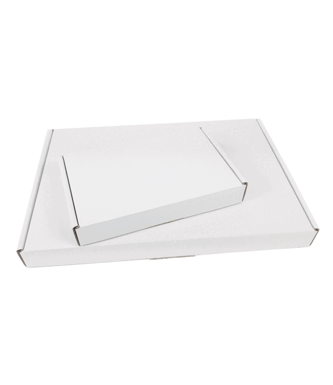 Letterbox box, white,  A6, 50 pcs