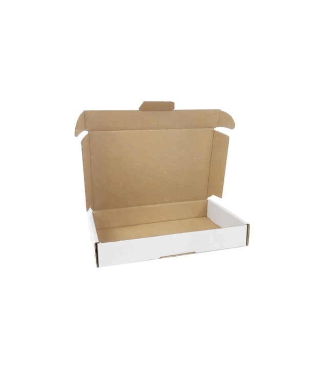 Letterbox box, white,  A6, 50 pcs