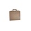 Carrying bag, 26+17x25 cm, Snack bag, brown, flat handle