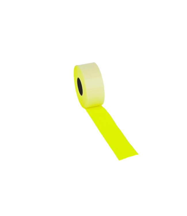 price tag 26 x 19 mm fluor yellow permanent