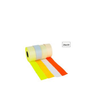  price tag 26 x 19 mm fluor yellow permanent