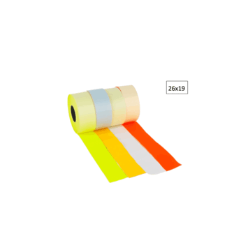 prijsetiket 26 x 19 mm wit permanent