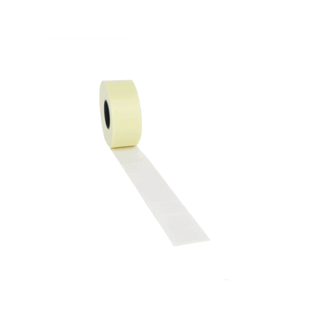 prijsetiket 26 x 19 mm wit permanent