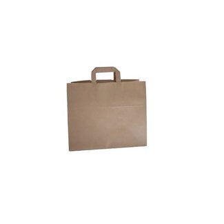 Carrying bags, 32 + 17x25 Snack bag, brown