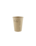  Cardboard coffee cup, 12oz / 300ml, KRAFT /PLA