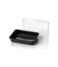 Microwave bins, black, 500cc , Re-usable