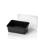 Microwave bins, black, 1000cc , Re-usable