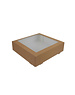  Cakebox, brown kraft, 19x19x5 cm