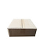 A-box,  27x27x9,3 cm, brown, 25 pieces