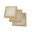 Cakeboxes with window, brown kraft,  26x26+9cm "Robuust"
