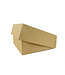 Cakeboxes with window, brown kraft,  26x26+9cm "Robuust"