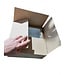 A-box,  22x22x9,5 cm, brown, 25 pieces