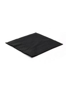  Servet, zwart, 33x33cm