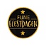 Etiketten Ø 50 mm "Fijne Feestdagen"