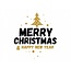 Labels Ø 50 mm "Merry Christmas"
