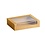 Sushi box M, 19,5x14x4,5cm, FSC kraft/PLA