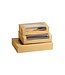 Sushi box L, 24x17x4,5cm, FSC kraft/PLA