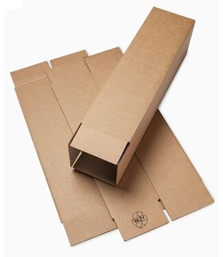 Shipping tube, 120x120x430mm, brown, 20 pieces