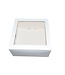Cakebox, white, 19x19x9 cm , with window