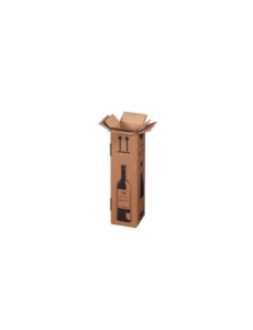  Bottle box, brown kraft