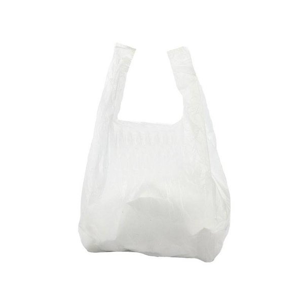Shirt bag. 50 + 30x85cm. LDPE. 20 my. White. 400 pieces