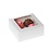 Cupcake dozen met bedrukking, 4 cupcakes, wit