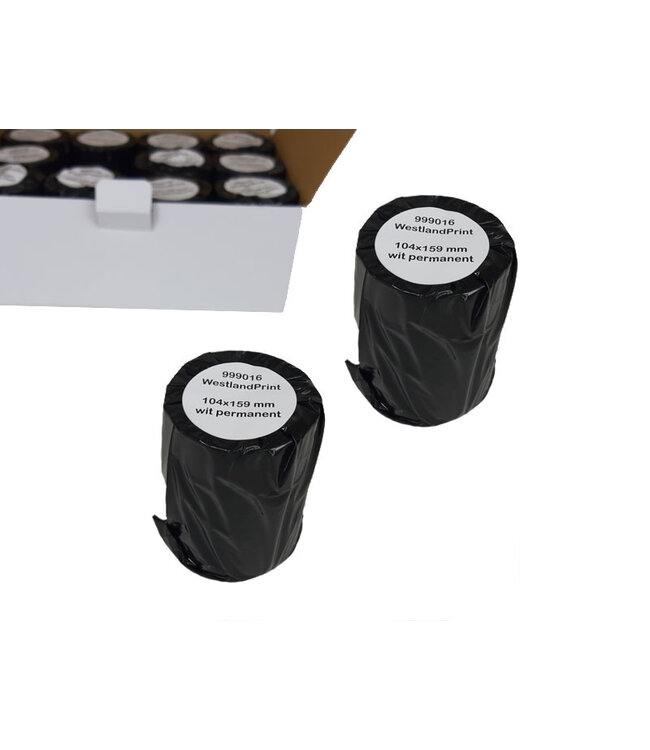 Labels voor Dymo XL printer, wit, permanent