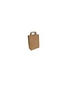  Carrying bag, 22 + 11x28 brown with flat handle Recycled