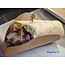 FSC® kraft/PLA taco tray 170x20x70mm