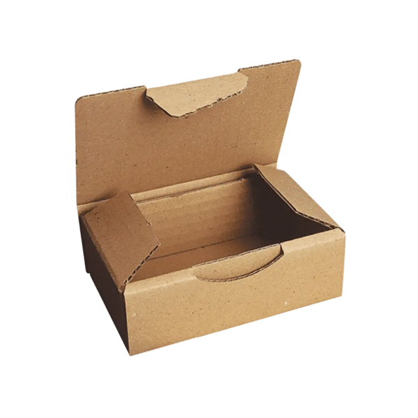 Post box 430x300x120mm, brown