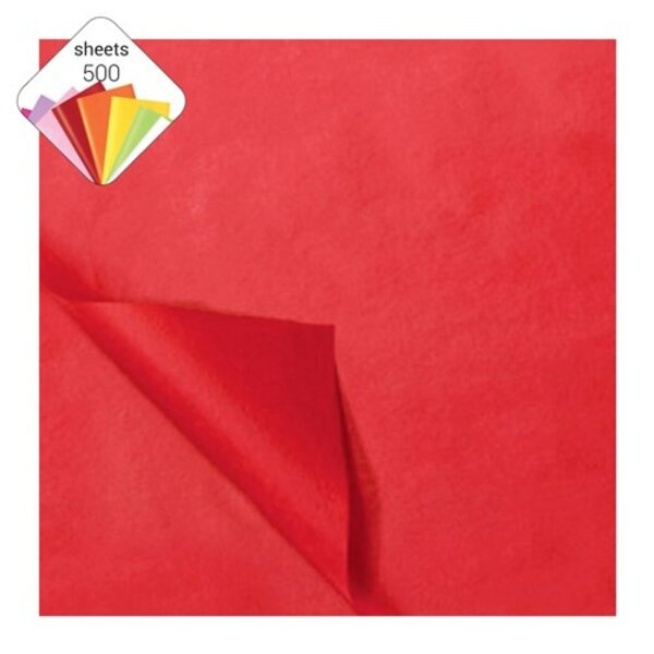Tissue paper in various colours
