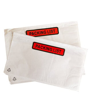 packing list envelopes 165 x 122 mm