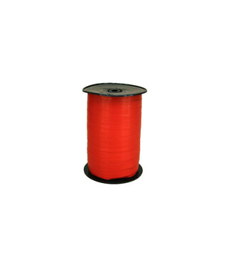 Curl ribbon, paper look, red