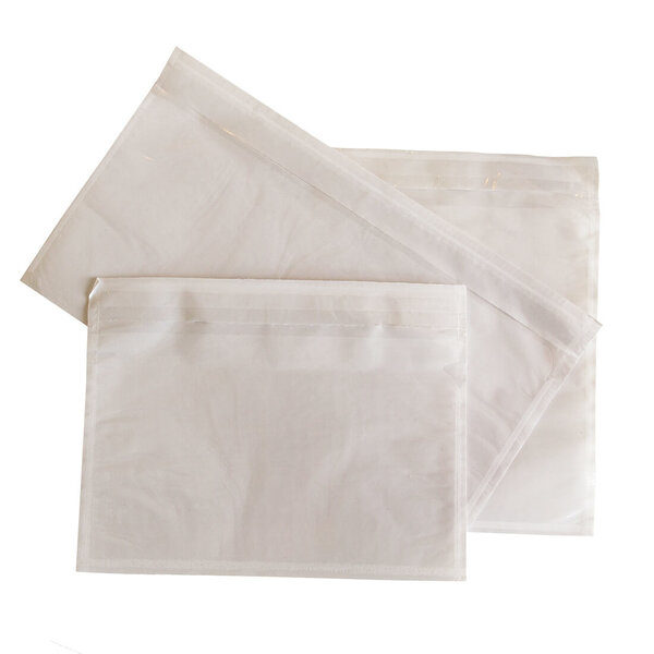 Paklijstenveloppen 165 x 122 mm, onbedrukt