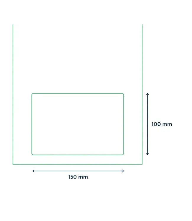 Westland Verpakkingen Self-adhesive printer labels on A4, 150 x 100 mm Post NL, (1)