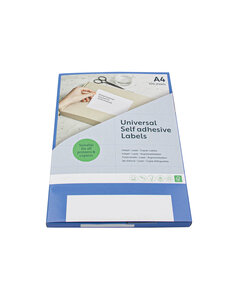 Westland Verpakkingen Zelfklevende printeretiketten op A4,  90 x 45 mm, Retour