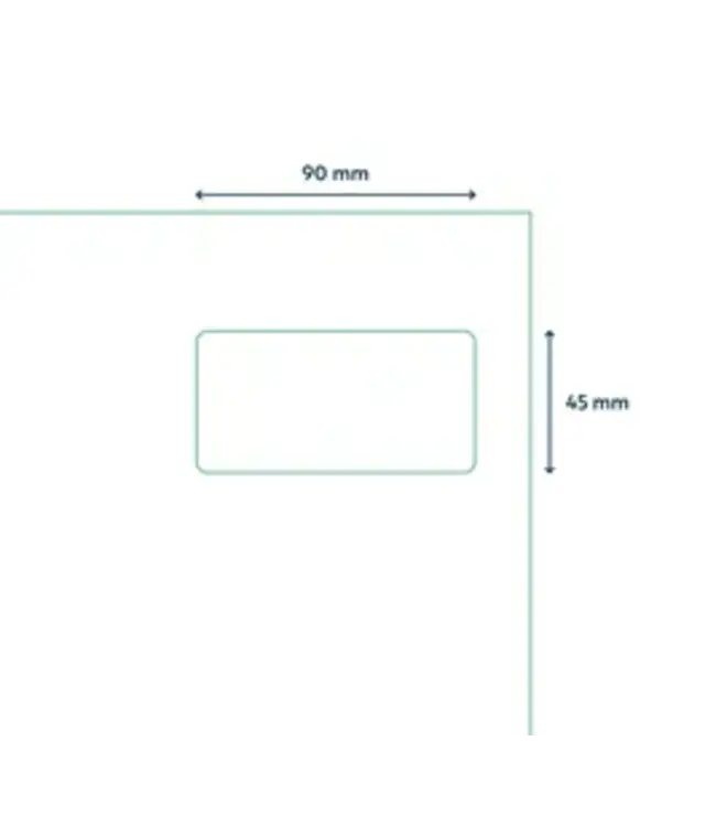 Westland Verpakkingen Zelfklevende printeretiketten op A4,  90 x 45 mm Retour, (1)