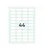 Westland Verpakkingen Zelfklevende printeretiketten op A4,  48,5x25,4 mm, (44)