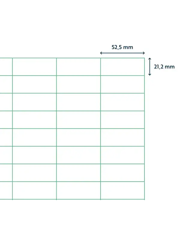 Westland Verpakkingen Self-adhesive printer labels on A4,  52,5 x 21,2 mm, (56)