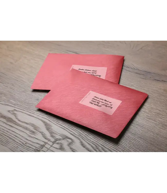 Westland Verpakkingen Zelfklevende Transparante printeretiketten op A4,  105 x 48 mm, (12)