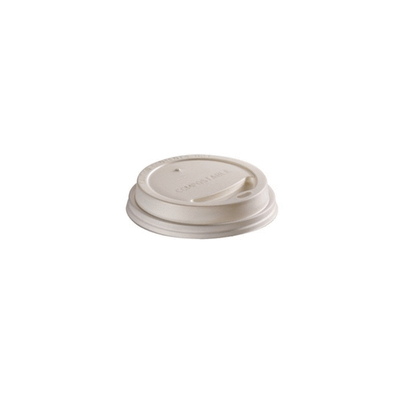 CPLA lid for coffee cup 12oz