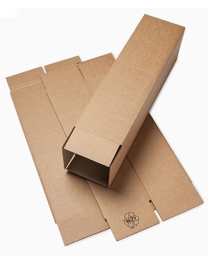  Verzendkoker, 120x120x860mm, bruin, 20 stuks