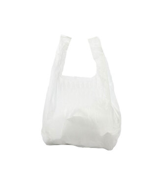 Hemddraagtas. 25+12x50 cm. LDPE.30 my. wit.. 1000 stuks